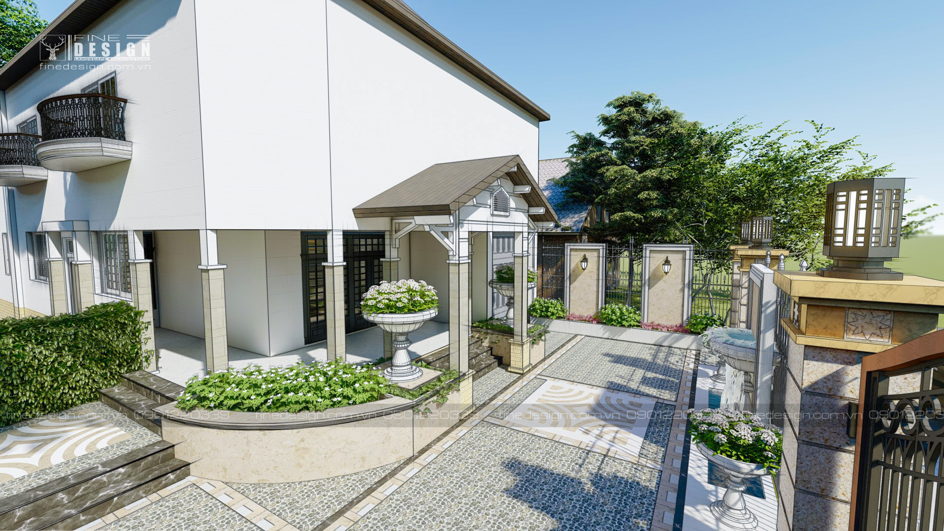 thiet ke canh quan cổ điển