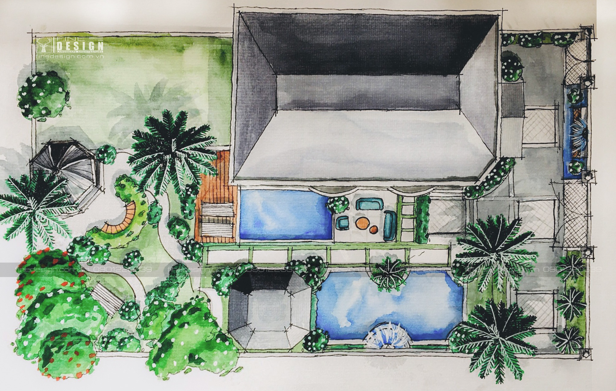 thiet ke canh quan cổ điển